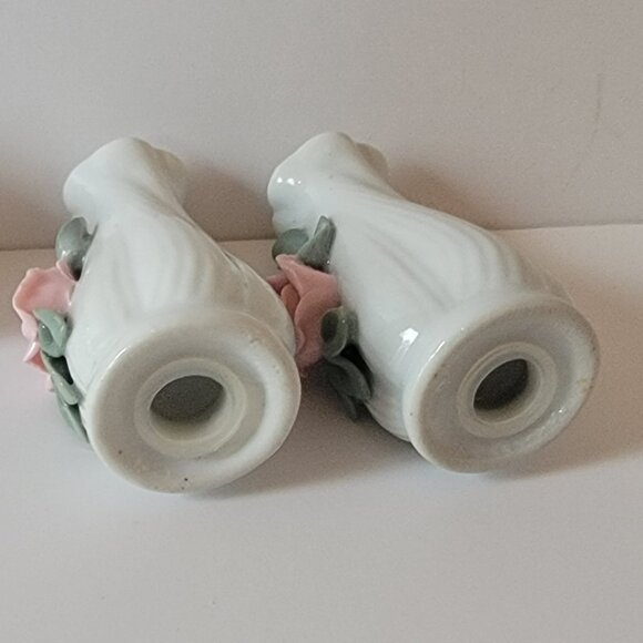 Delicate Rosebud Salt and Pepper Shakers - Picture 3 of 3